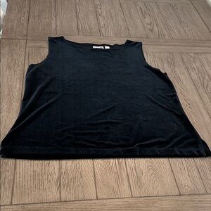 Chico's Classic Black velvet Tank Top